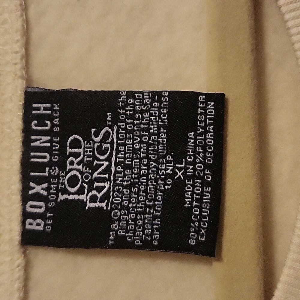 The Lord of the Rings Frodo's House Moving Door Sweatshirt XL - Picture 3 of 4